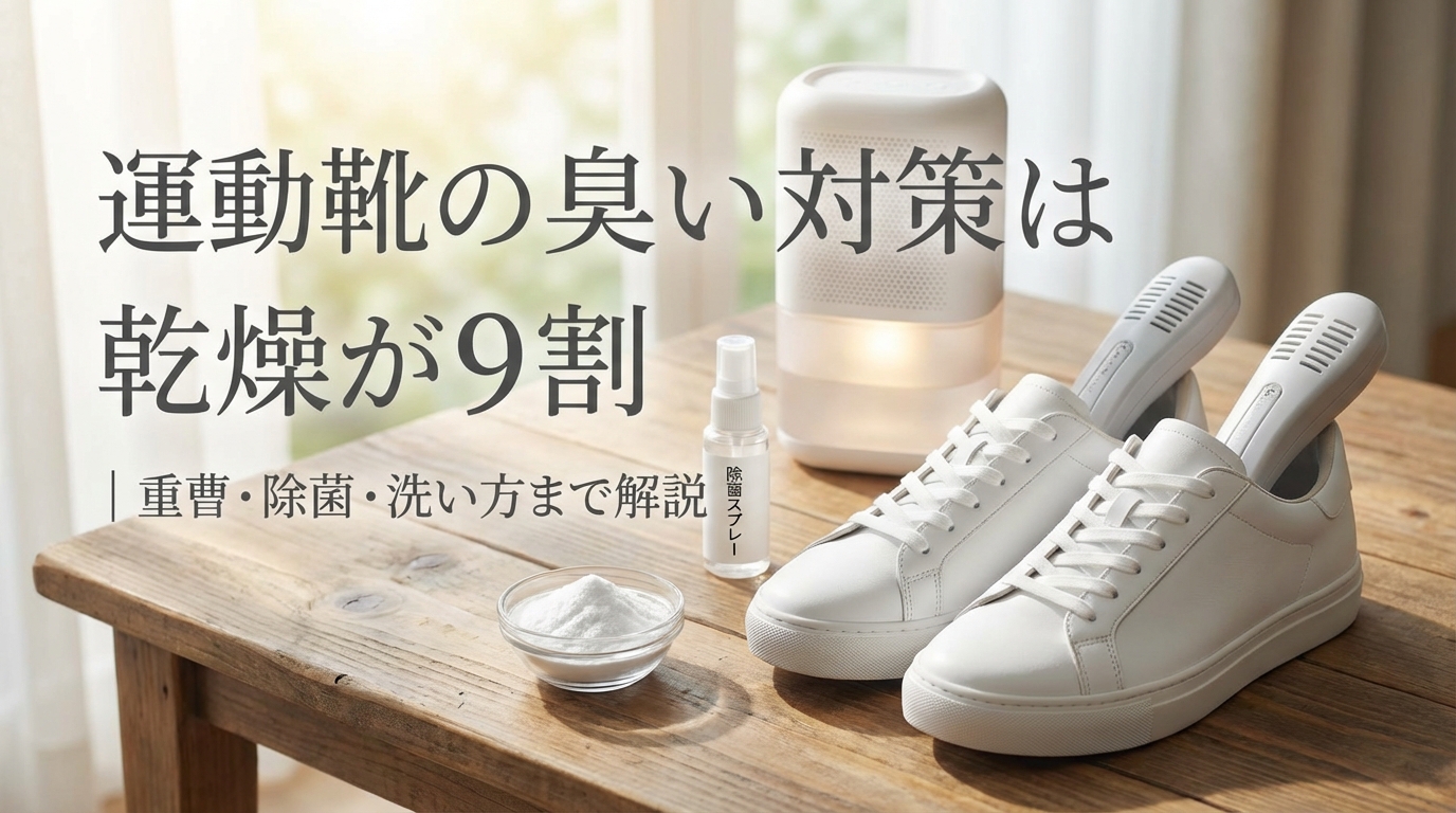 運動靴の臭い対策は乾燥が9割|重曹・除菌・洗い方まで解説